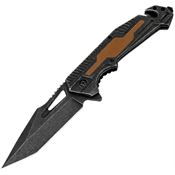 ElitEdge 10A117SWTG Rescue Linerlock Knife Assist Open SW/G10