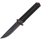 ElitEdge 10A131BKRC Linerlock Knife Assist Open Black/Red