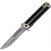 ElitEdge 10A131GYGC Linerlock Knife Assist Open Gray/Gold