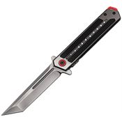 ElitEdge 10A131GYRT Linerlock Knife Assist Open Gray/Red