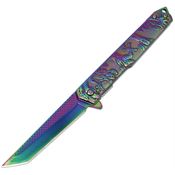 ElitEdge 10A134RB Linerlock Knife Assist Open Dragon Spec