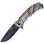 Frost FC121CAMO Firestarter Linerlock Knife Assist Open Camo