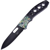 Frost TX176C Linerlock Knife Assist Open Camo
