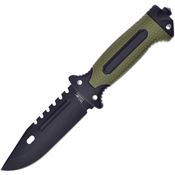 Frost TC05G Fixed Blade Knife Green