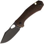 Giant Mouse 12092 ACE Atelier Linerlock Knife Burlap