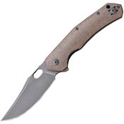 Giant Mouse 11422 ACE Jutland Linerlock Knife Burlap