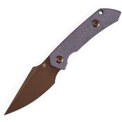 Kansept 3034A5 Fenrir Fixed Blade Knife Purple