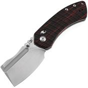 Kansept 2030V6 Korvid V Crossbar Lock Knife blk/Red
