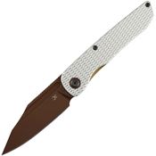 Kansept 1103A3 Nettle Linerlock Knife Silver