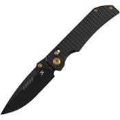 Kansept 1095V6 Eaglestrike Crossbar Lock Knife Blk