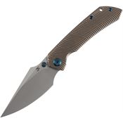 Kansept 1034C2 Fenrir Framelock Knife Bronze Ti