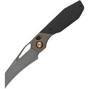 Kansept 1118VH2 QTRO Crossbar Lock Knife Twill CF