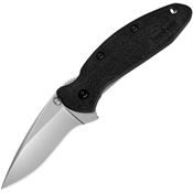 Kershaw 1620ACAX Scallion Linerlock Knife Assist Open Black