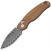 Kizer V3781CDA3 Phoca CD Clutch Lock Knife Wood