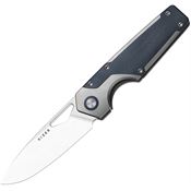 Kizer 3759FDA3 Serpentine Framelock Knife Richlite