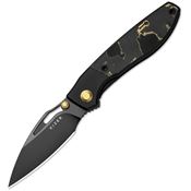 Kizer 3746A2 Shrike Framelock Knife Camo Gold CF