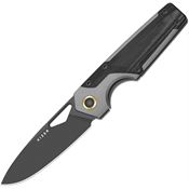 Kizer 3759FDA2 Serpentine Framelock Knife Micarta