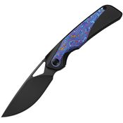 Kizer 3735A2 Topsail Framelock Knife Timascus