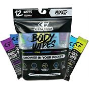 Klean Freak DZMX12 Klean Freak Body Wipes 12-Pack