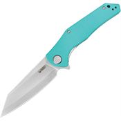 Kubey 158M Flash Linerlock Knife Blue