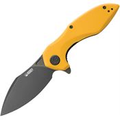 Kubey 236N Noble Linerlock Knife Black Yellow