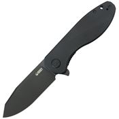 Kubey 358N Master Chief Linerlock Knife Black
