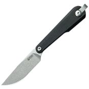 Kubey 451A Yag Fixed Blade Knife Black