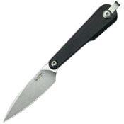 Kubey 452A Yag Fixed Blade Knife Black