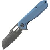 Kubey 328K Atlas Linerlock Knife Blue Blk