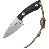 Kubey 411A Bloom Fixed Blade Knife Black