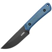 Kubey 413D Thorn Fixed Blade Knife Blue Mic