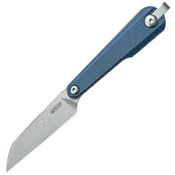 Kubey 450B Yag Fixed Blade Knife Blue