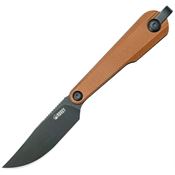 Kubey 451C Yag Fixed Blade Knife Black Brown