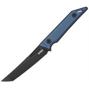 Kubey 430D Goliath Fixed Blade Knife Blue Mic