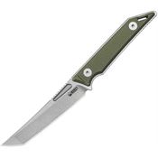 Kubey 430E Goliath Fixed Blade Knife Grn Mic