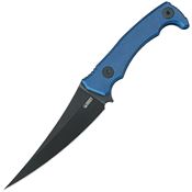 Kubey 477D Sicarii Fixed Blade Knife Black Blue