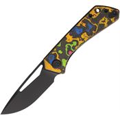 Kubey 331A2 Thalia Linerlock Knife 80's Camo