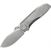 Kubey 437A Agera Framelock Knife Gray Maze