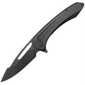 Kubey 352C Merced Framelock Knife Blk PVD