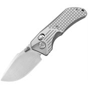 Kubey 415A Jarpen Crossbar Lock Knife Gray
