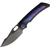 Kunwu K713T4 Jericho Framelock Knife Timascus