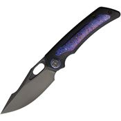 Kunwu K713TR14 Jericho Framelock Knife Timascus