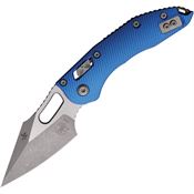 Microtech 17480 Stitch S/E Ram Lok AP Blue