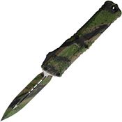 Microtech 114210DTABKS Auto Combat Troodon DE Gen III