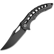 Miguron 632BJBK Geloty Framelock Knife Black