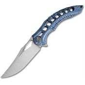 Miguron 632BJBU Geloty Framelock Knife Blue