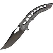 Miguron 632TMDG Geloty Framelock Knife Gray