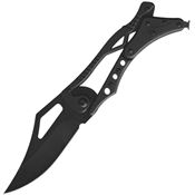 Mil-Tec 4659 Skeleton Framelock Knife Black