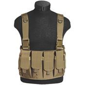 Mil-Tec 4639 Mag Carrier Chest Rig Coyote