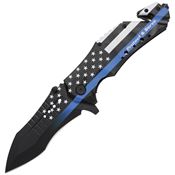 Mtech A845PD Rescue Linerlock Knife Assist Open Police